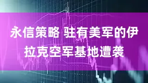 永信策略 驻有美军的伊拉克空军基地遭袭