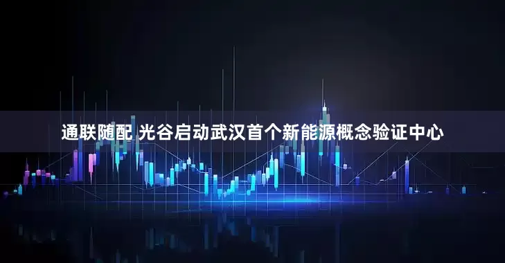 通联随配 光谷启动武汉首个新能源概念验证中心