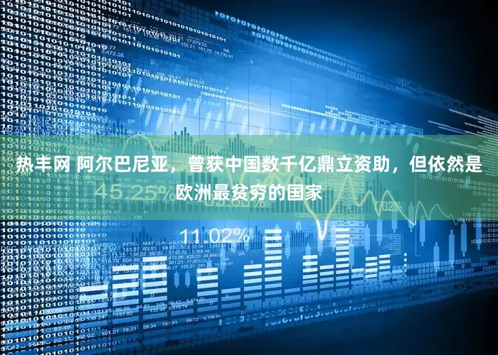 热丰网 阿尔巴尼亚，曾获中国数千亿鼎立资助，但依然是欧洲最贫穷的国家