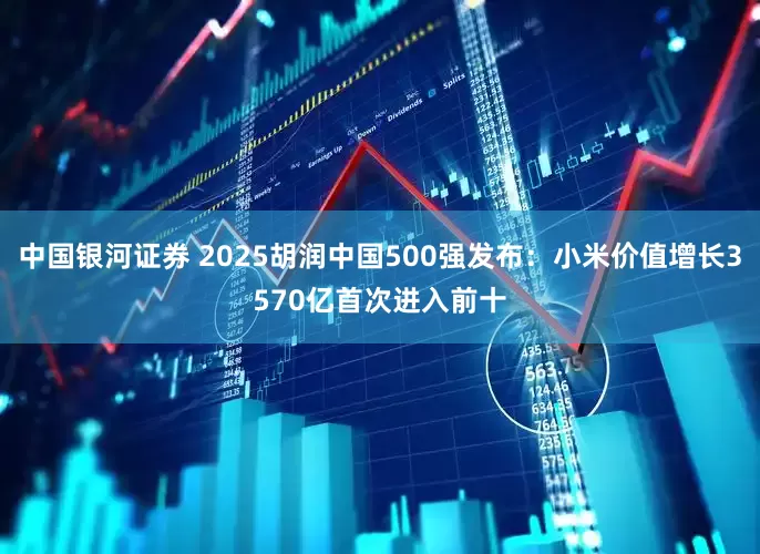 中国银河证券 2025胡润中国500强发布：小米价值增长3570亿首次进入前十